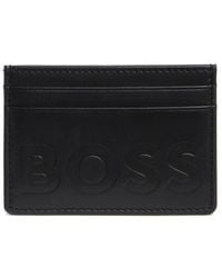 BOSS - Laslo Leather Card Case - Lyst