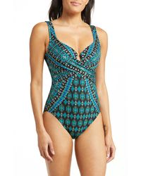 Miraclesuit - Amarna Escape Crisscross Underwire One-piece Swimsuit - Lyst