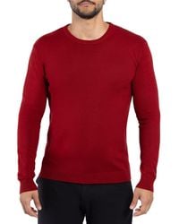 Xray Jeans - Crewneck Viscose-Blend Knit Sweater - Lyst