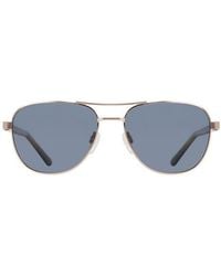 Cole Haan - 55Mm Aviator Sunglasses - Lyst