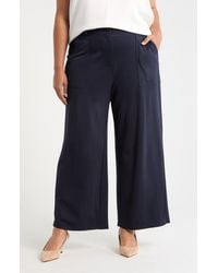 Max Studio - Utility Pocket Crop Straight Leg Ponte Pants - Lyst