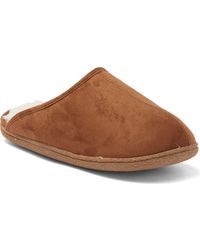 Nordstrom Rack - Faux Fur Lined Scuff Slippers - Lyst