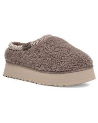 UGG - Tazz Maxi Curly Genuine Shearling Platform Slipper - Lyst