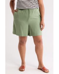 Vero Moda - High Waist Paperbag Shorts - Lyst