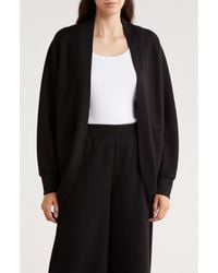 Caslon - Long Sleeve Scuba Knit Cocoon Cardigan - Lyst