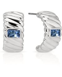 Ettika - Textured Half Hoop Earrings - Lyst