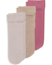Nordstrom Rack - Assorted 3-Pack Sheer Anklet Socks - Lyst