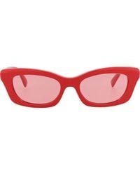 McQueen - 52Mm Rectangular Sunglasses - Lyst