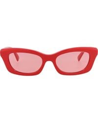 McQueen - 52Mm Rectangular Sunglasses - Lyst