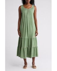 Max Studio - Sleeveless Split Maxi Dress - Lyst