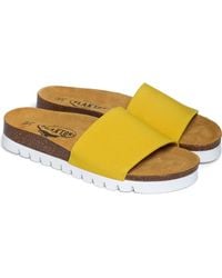Plakton - Solid Slide Sandal - Lyst