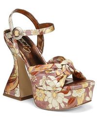 Circus by Sam Edelman - Audrea Block Heel Platform Sandal - Lyst