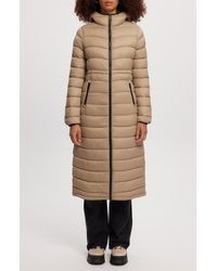 Noize - Ivy Lightweight Long Puffer Coat - Lyst