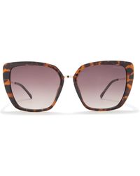 Guess - 56mm Butterfly Sunglasses - Lyst