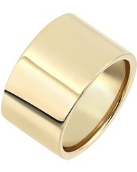Bony Levy 14k Gold Wide Band Ring - Metallic