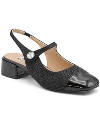 Charles David - Zach Rhinestone Mary Jane Slingback Flat - Lyst