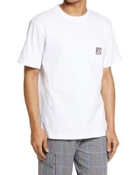 Obey - Point Pocket Logo Organic Cotton T-shirt - Lyst