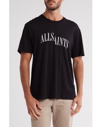 AllSaints - Dropout Logo Graphic T-shirt - Lyst