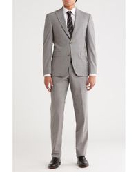 Jack Victor - Esprit Crosshatch Stretch Wool Suit - Lyst