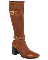 Journee Collection - Gaibree Buckle Boot - Lyst