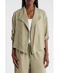 Max Studio - Textured Drape Jacket - Lyst