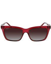 Ferragamo - Gancini 54Mm Rectangular Sunglasses - Lyst