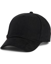 David & Young - Faux Suede Baseball Cap - Lyst