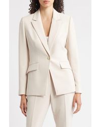 Tahari - The Ashton Ruched Back One-Button Blazer - Lyst