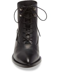INTENTIONALLY ______ West Leather Bootie - Black