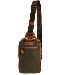 Johnston & Murphy - Antique Sling Shoulder Bag - Lyst