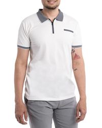 Xray Jeans - Pipe Trim Knit Polo - Lyst
