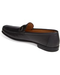 mezlan genuine ostrich bit loafer