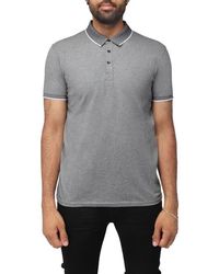 Xray Jeans - Knit Pipe Trim Polo - Lyst