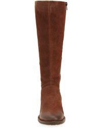 born bley suede buckle boot