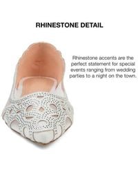 Journee Collection - Batavia Rhinestone Flat - Lyst