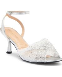 Adrienne Vittadini - Grimbel Peep Toe Pump - Lyst