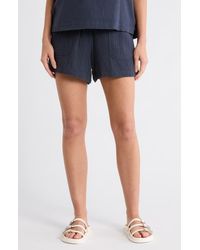 Splendid - Cotton Gauze Shorts - Lyst