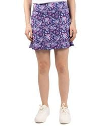 Tailorbyrd - Paisley Print Performance Skort - Lyst