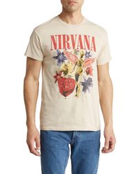 Merch Traffic - Nirvana Floral Angel Graphic T-shirt - Lyst