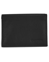 CHAMPS - Onyx Leather Rfid Vertical Slim Wallet - Lyst