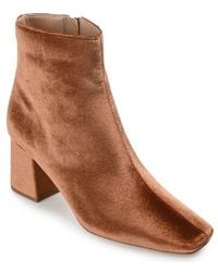 Journee Collection - Hazara Block Heel Bootie - Lyst