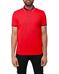 Xray Jeans - Pipe Trim Knit Polo - Lyst