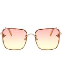 BCBGMAXAZRIA - 52Mm Beveled Square Sunglasses - Lyst