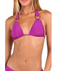 Sunshine 79 - Solids Triangle Bikini Top - Lyst