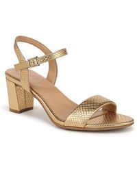 Naturalizer - Bristol Block Heel Ankle Strap Sandal - Lyst
