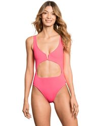 Maaji - Coral Lava Reversible One-piece Swimsuit - Lyst