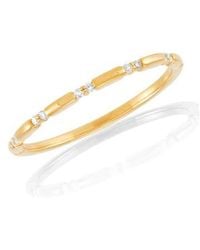 Frankie & Zoe - 14K Round Diamond Band Ring - Lyst