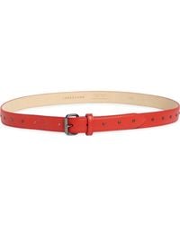 Longchamp - Stud Leather Belt - Lyst