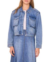 1.STATE - Denim Jacket - Lyst