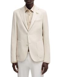 BOSS - Hanry Slim Fit Slub Wool & Cotton Blend Sport Coat - Lyst